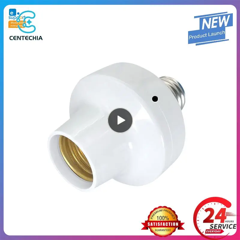 

1~8PCS Smart Lamp Holder 90-250v Hands-free Voice Control Light Bulb E27 E26 Wifi Smart Light Bulb Adapter Smart Home
