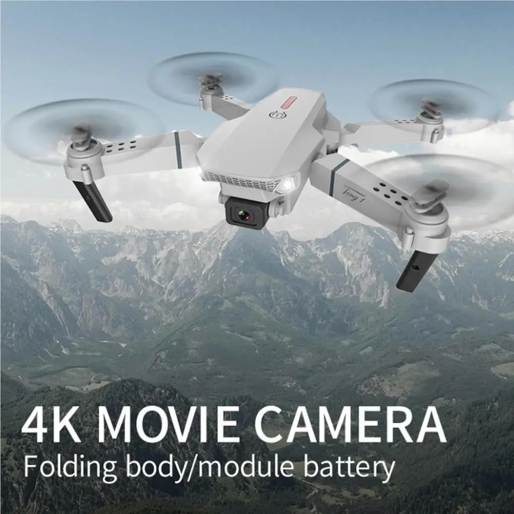 

LED Mini Drone with 4K HD Camera Foldable RC Drones Height Preservation RC Quadcopter