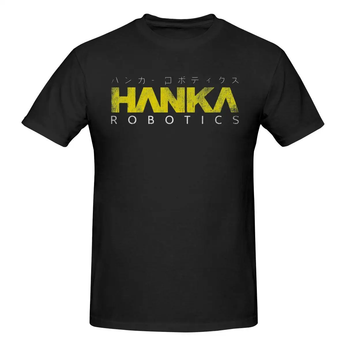 

Retro Ghost In The Shell Hanka Robotics T Shirt Cotton Crewneck Short Sleeve Men T Shirt