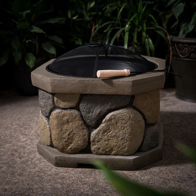 Садовая плита для внутреннего дворика уличная духовка домашний угольный гриль