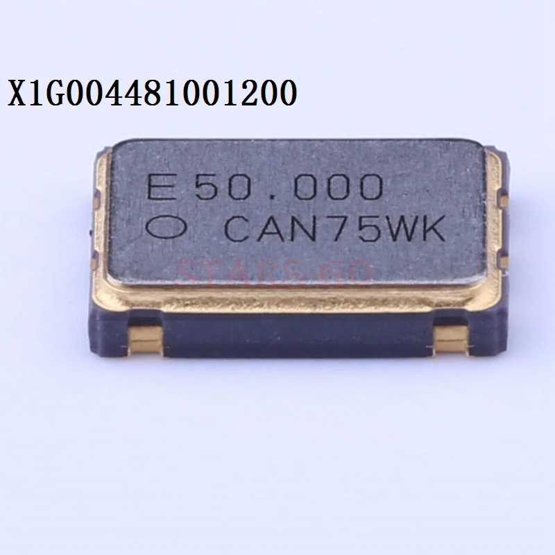 10PCS/100PCS 50MHz 7050 4P SMD ±100ppm 1.6V~3.6V X1G004481001200 Oscillators