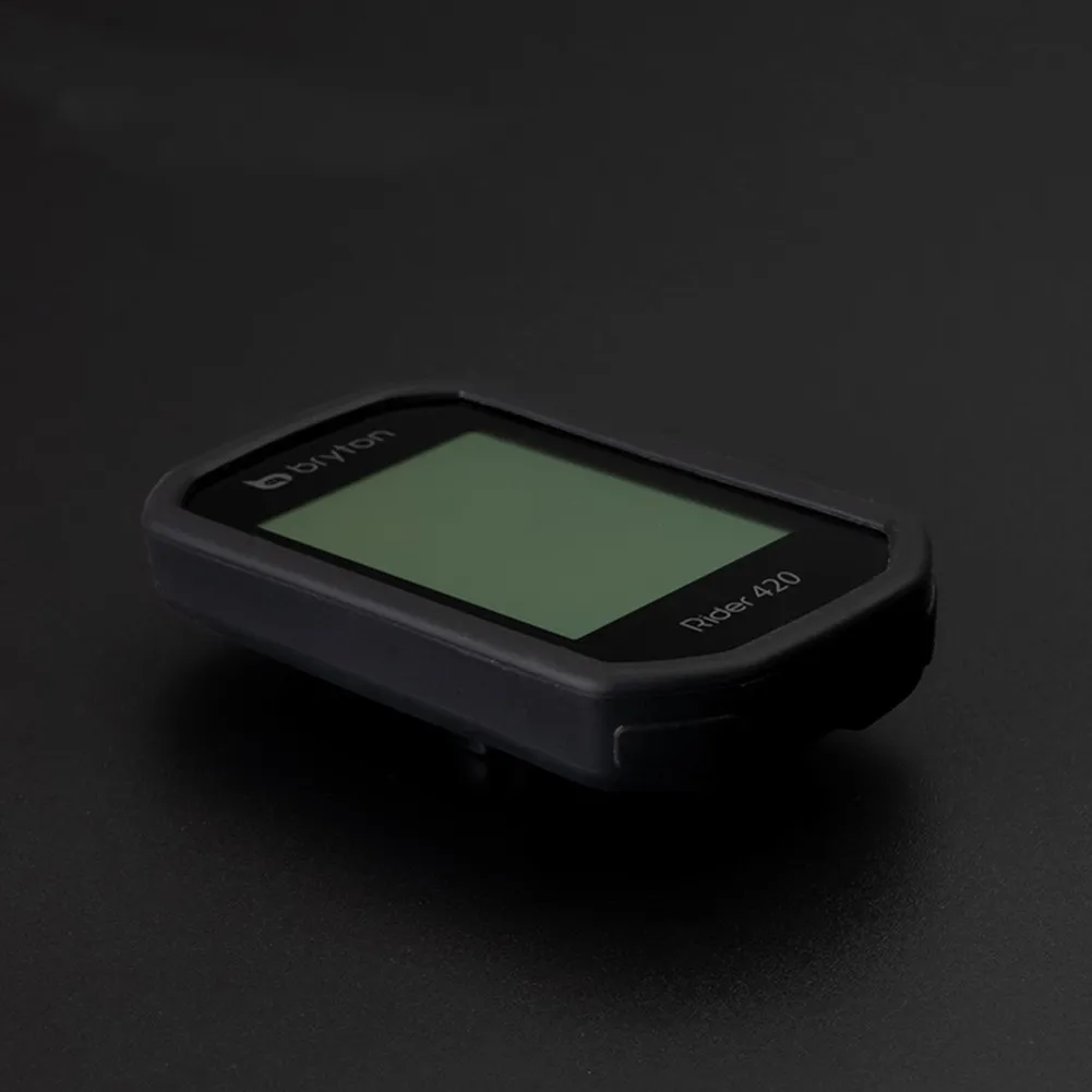 Silicone Bike Computer Protective Cover with High definition Film Set for Bryton Rider 320 420 Anti drop Design