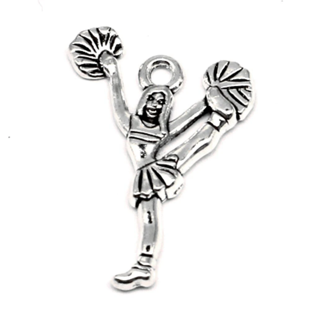 

Dancers Charm For Making Jewelry Diy Finding 80pcs 18x26mm