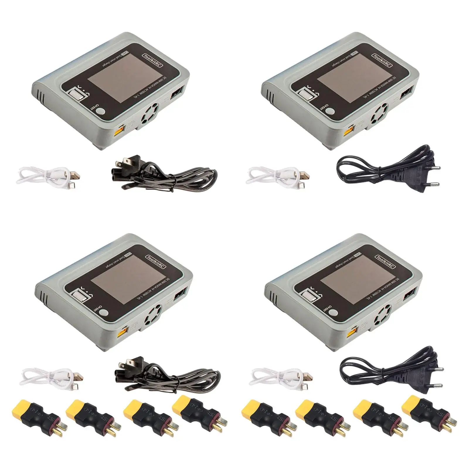 

Smart Charger Dual Power IPS Bright Clear Wide 4 .5inch LPs Screen 32 Bit Arm Replaces for RC Drone Cars Boat