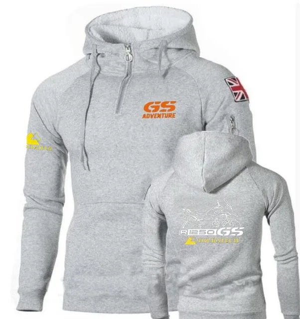 Новинка 2023 флисовые толстовки для мужчин Спортивная одежда на молнии R 1250 Gs