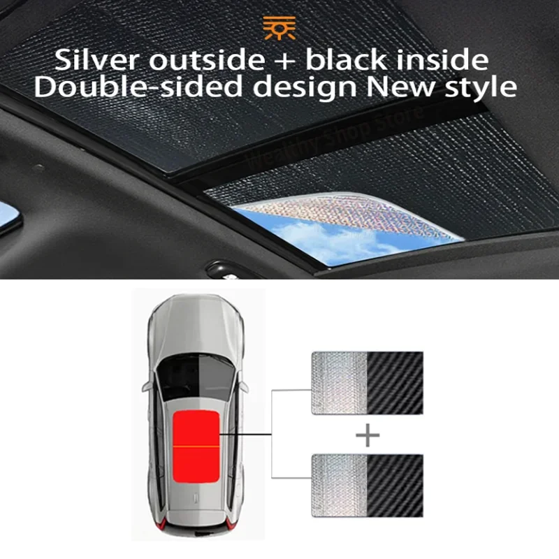 

Автомобильные солнцезащитные козырьки для BYD Song Plus DMI EV SA3 2022 ~ 2025, автомобильный люк на крыше, солнцезащитный козырек, анти-УФ-термоизолирующие аксессуары