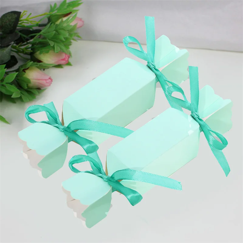 50 шт. коробка конфет на Рождество с лентами сделай сам сладости шоколадное