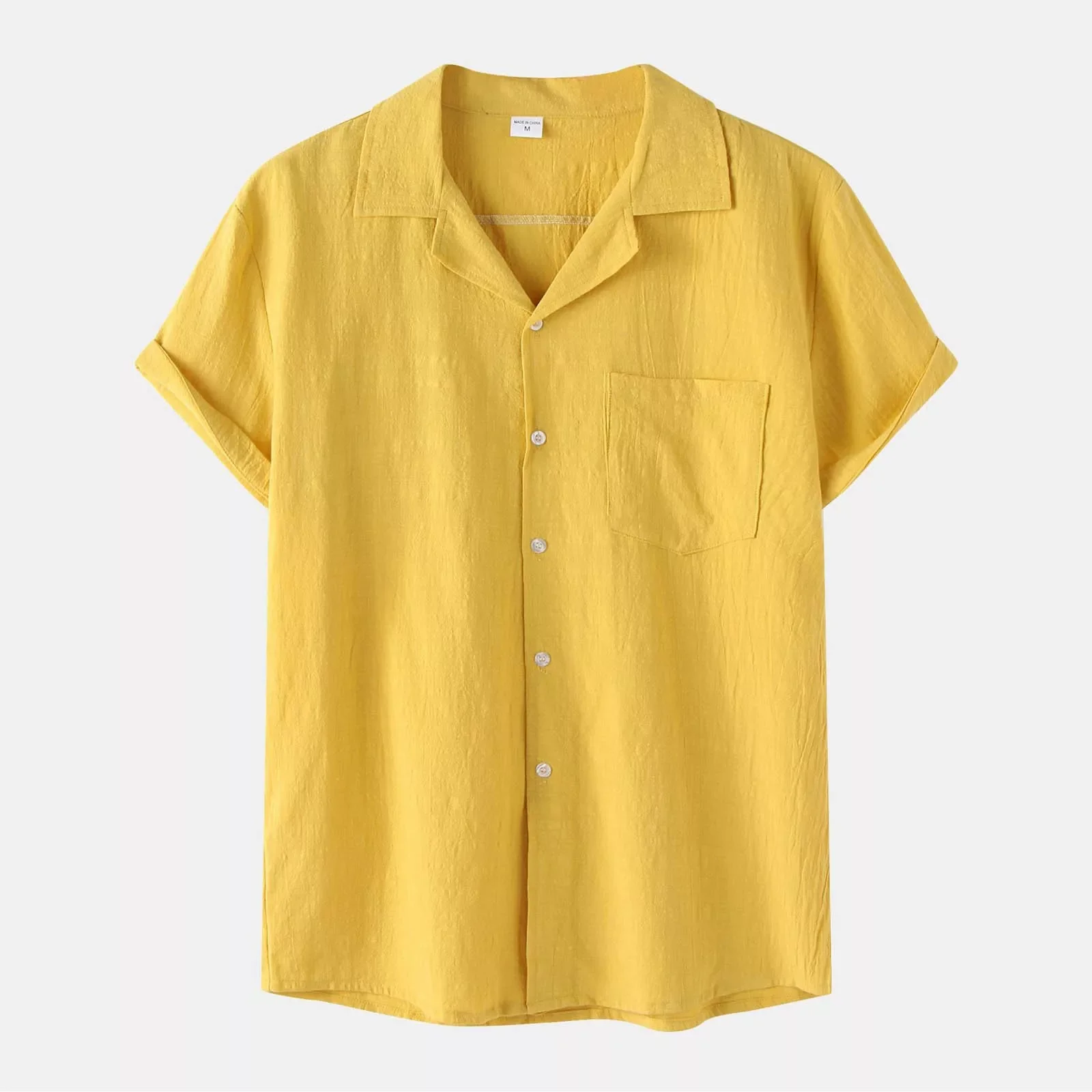 

NEW IN Linen Cardigan Shirt Cotton Shirt Short Tops Summer Loose Men's Sleeve Men Streetwear Men's Clothes Beach