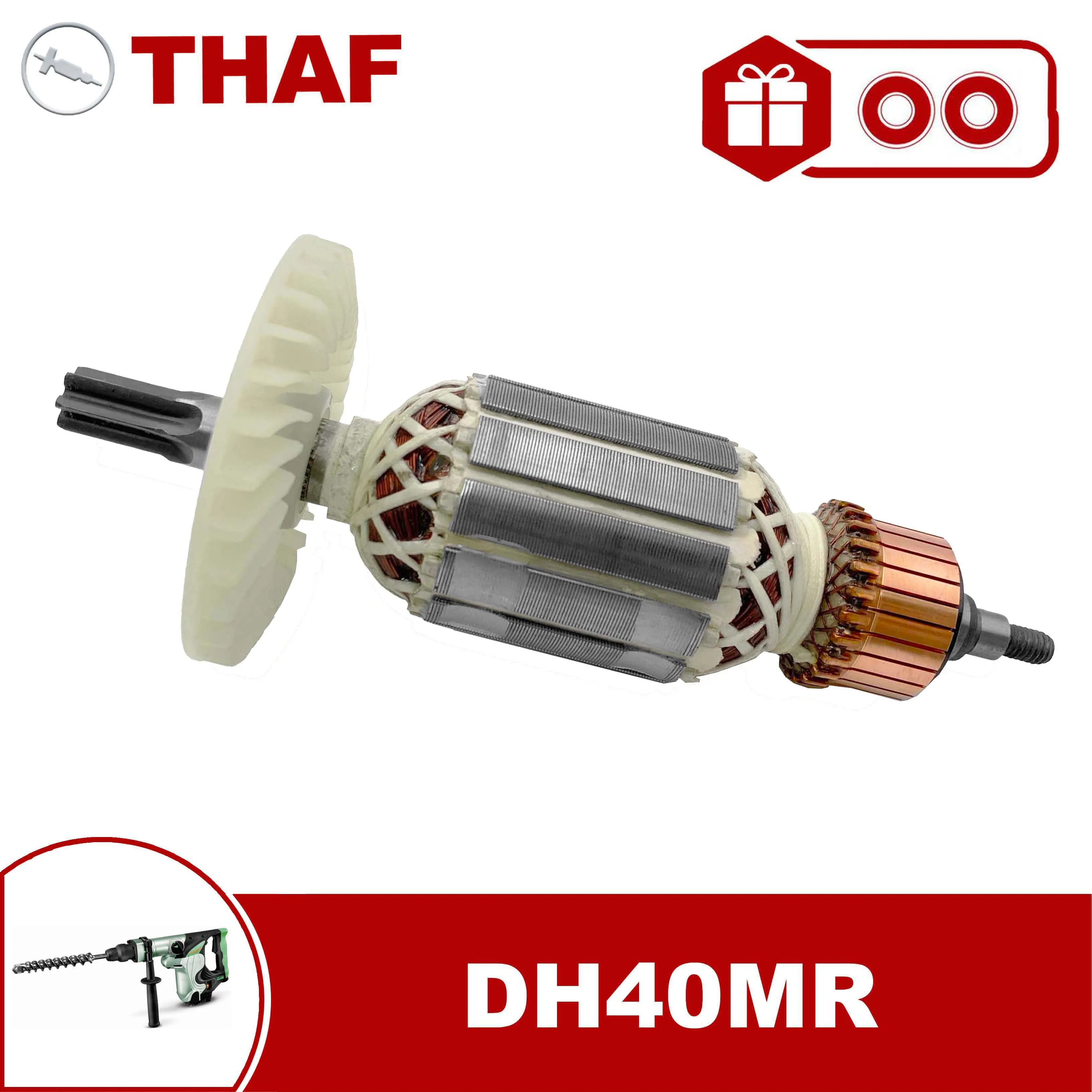 

Замена якоря ротора для перфоратора Hitachi DH40MR DH 40MR