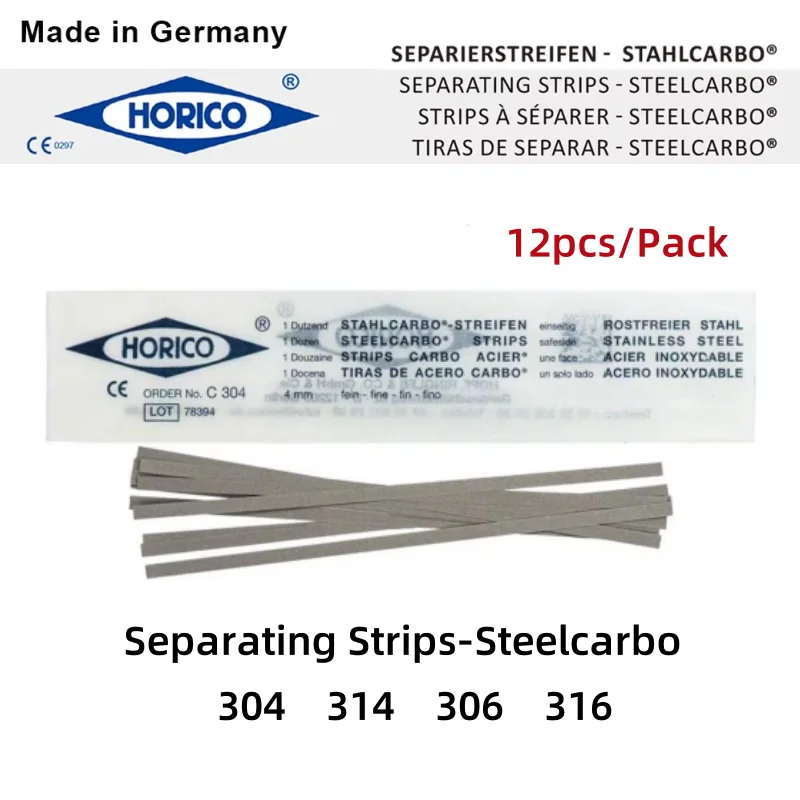 Стоматологические полоски Horico для полировки зубов межпроксимальный стальной