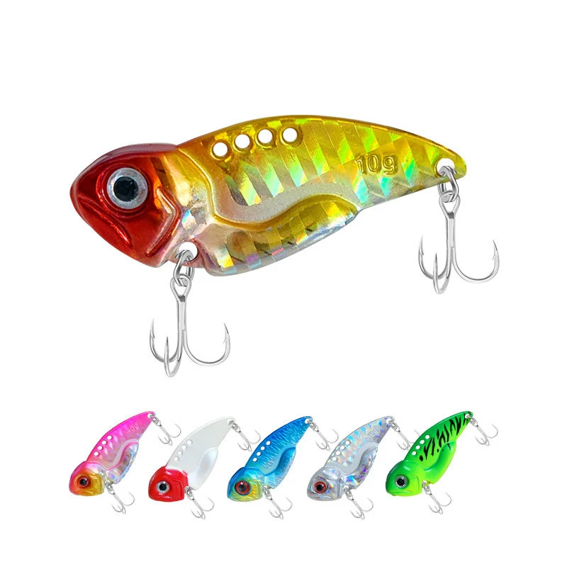 

Saltwater Fishing Lures 7g 10g 12g 15g Vibrate Jigging Spoon Losec Spinninger Jigs Fish Metal VIB Hard Baits