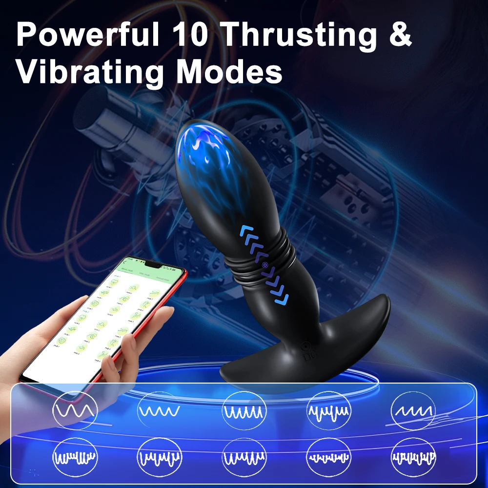 Телескопический вращающийся вибратор для мужчин и женщин анальные игры с