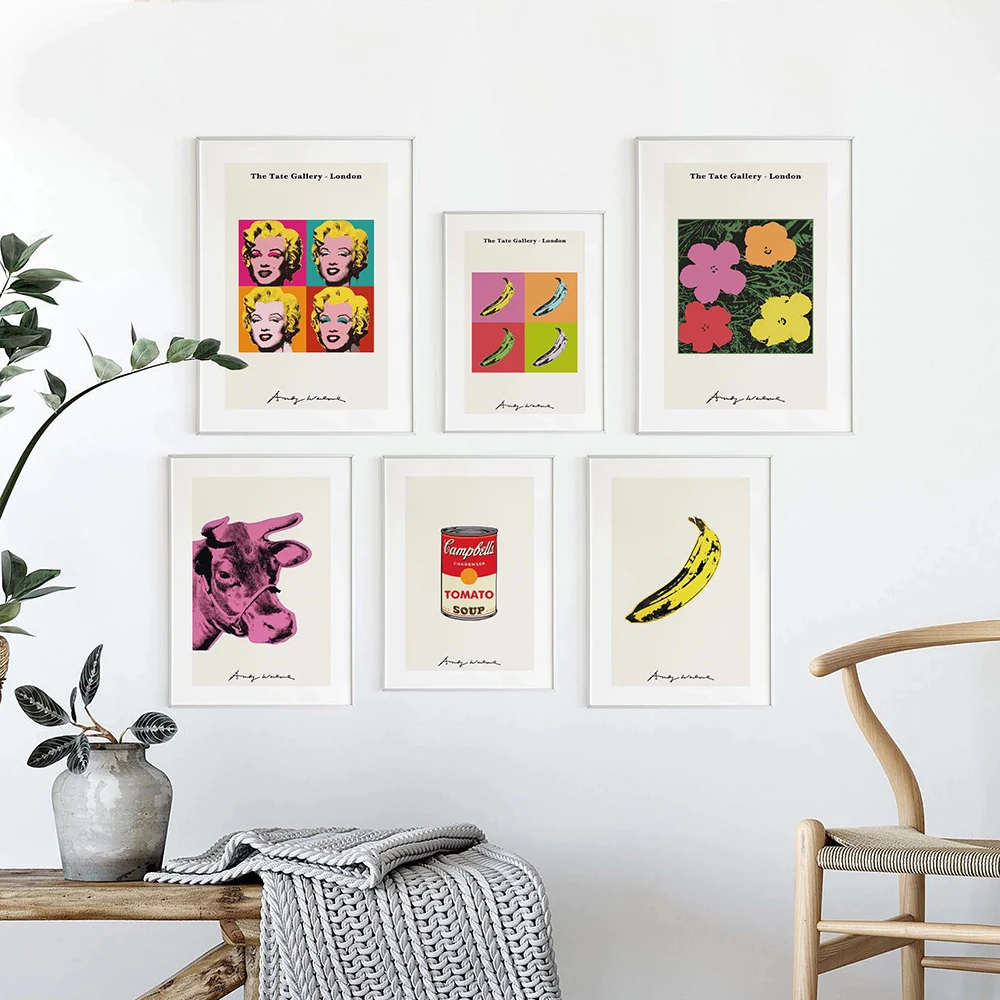 Винтажные настенные постеры искусство рисования цветочным рисунком Постер Энди