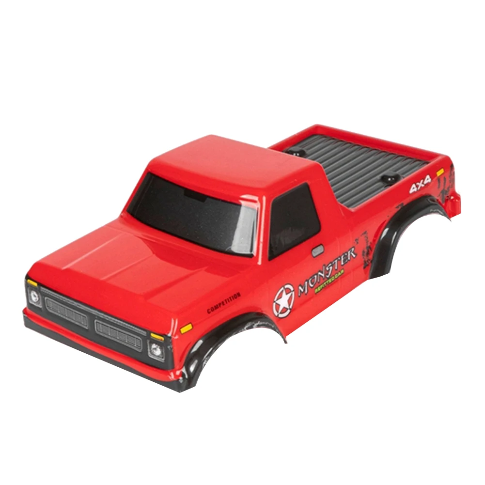 

Мягкий пластиковый корпус F150 для Axial SCX24 1/24 RC Crawler Car DIY, красный