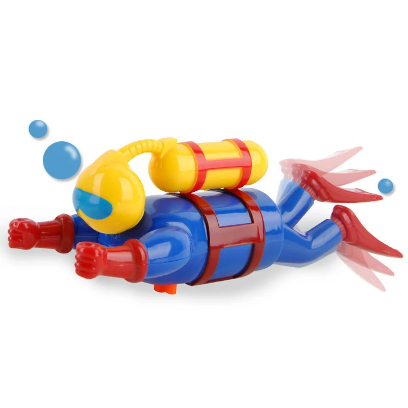 Кукла Плавающая Классическая для детей Diver Doll Образовательные игрушки для воды Бассейна и Ванны Милые мультяшные механические душевые дети.