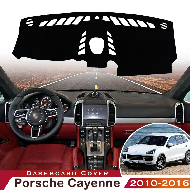 Для Porsche Cayenne 958 2010-2016 GTS Turbo S Автомобильная приборная панель Mat коврик для