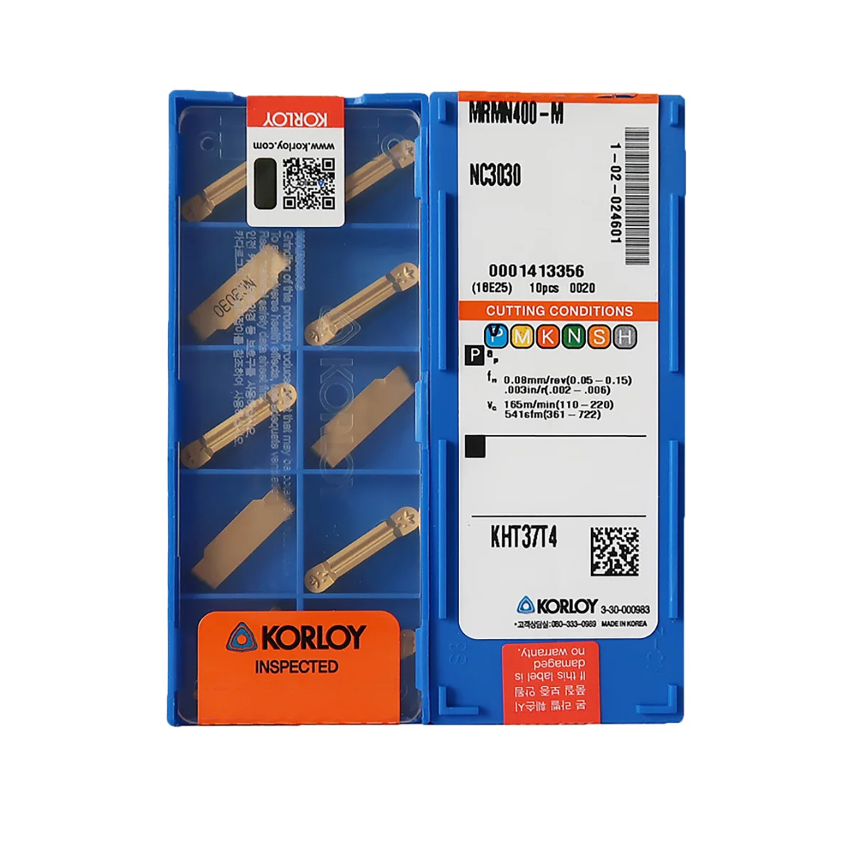 

KORLOY 100% Original MRMN300 MRMN400 M 4mm 3mm PC5300 Reliefing Profiling Inserts Grooving Tool Carbide Inserts MRMN
