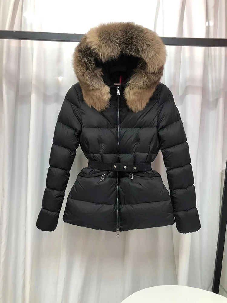 Women's Winter Down Jacket 여성 겨울 패딩 2023 Extra Long Women’s Goose Down