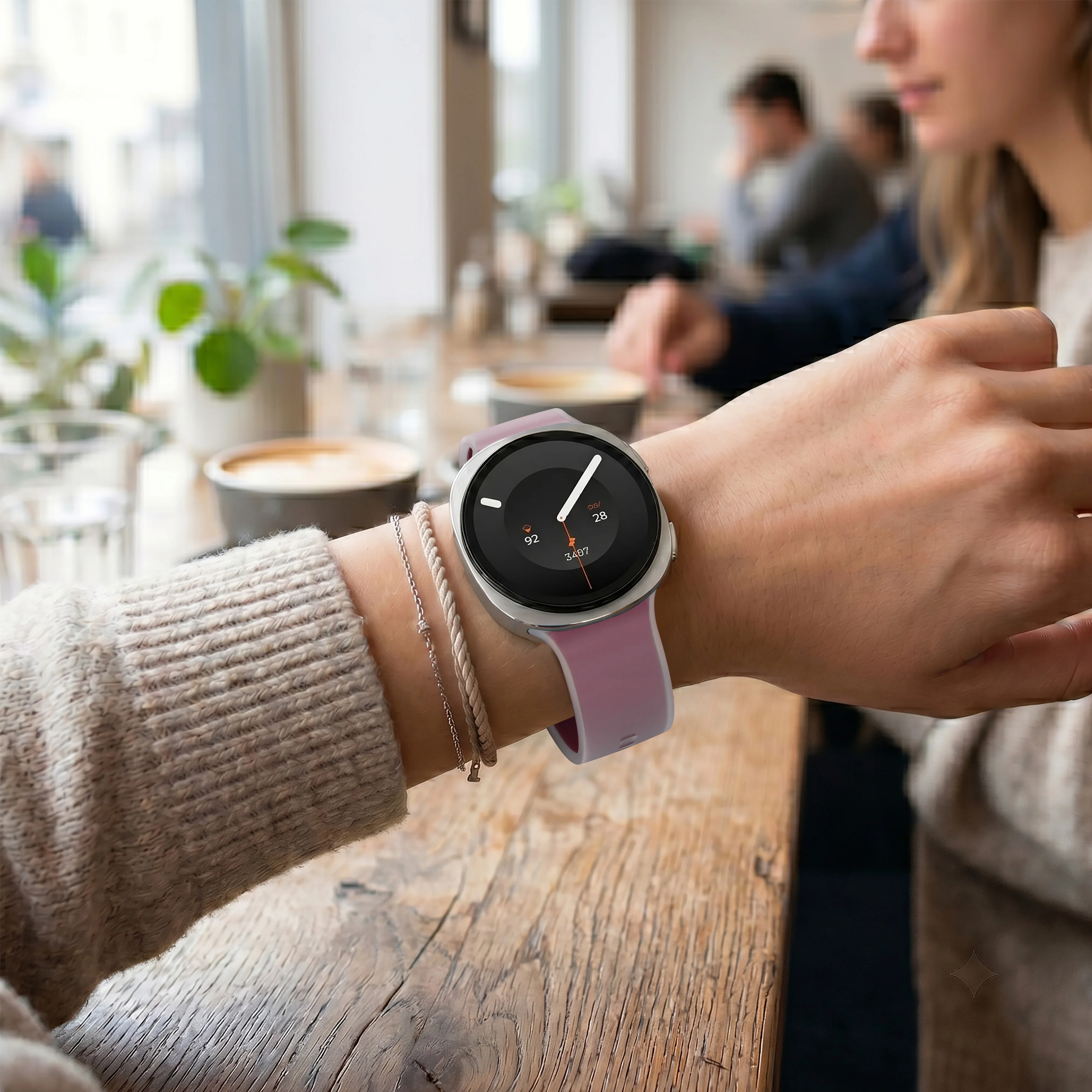 Ремешок Misty для Samsung Galaxy Watch 9 8 40 мм 44 мм, оригинальный спортивный силиконовый браслет для умных часов, ремешок для Watch 8 Classic 46 мм. (art.: 3920dccdeab7e) - 3920dccdeab7e