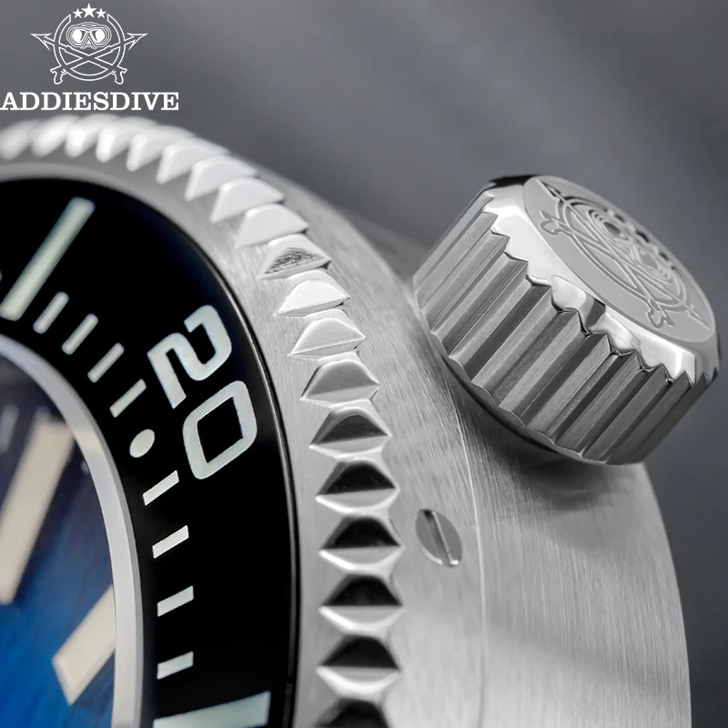 Мужские светящиеся часы из нержавеющей стали ADDIESDIVE BGW9 цвет в ассортименте