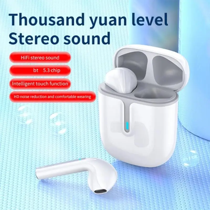 

5.3 Gaming Earbuds With Mic Tws Headphones Smart Touch Control 5.3 Earphone Led Display 9d Stereo No Delay