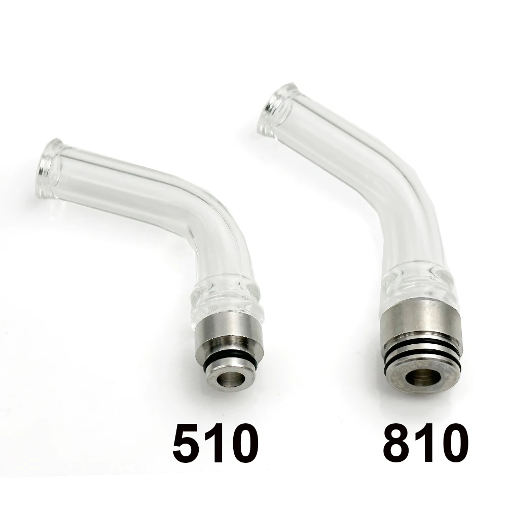 

Drip Tip 510 810 Long Glass Mouthpiece E Cigarette Accessories for Kayfun Lite Plus TFV8 BABY Subtank Mini Atomizer