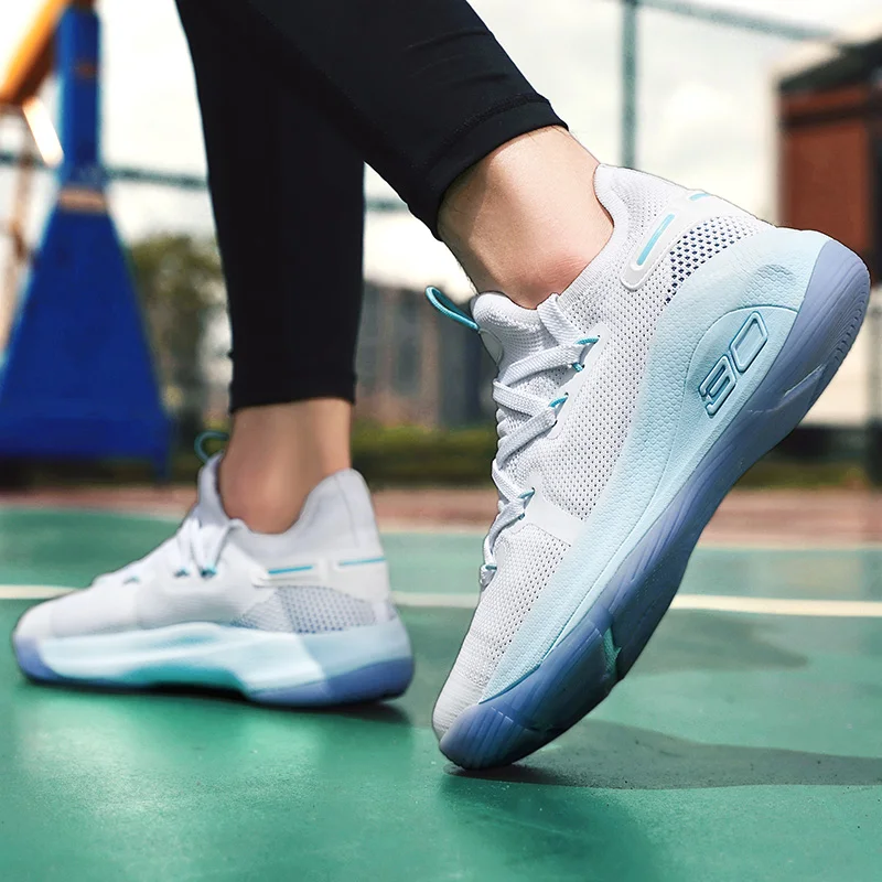 New Men Basketball Shoes Professional Outdoor Sport Training Shoes Breathable Non-slip Basketball Boots Athletic Rebound Sneaker