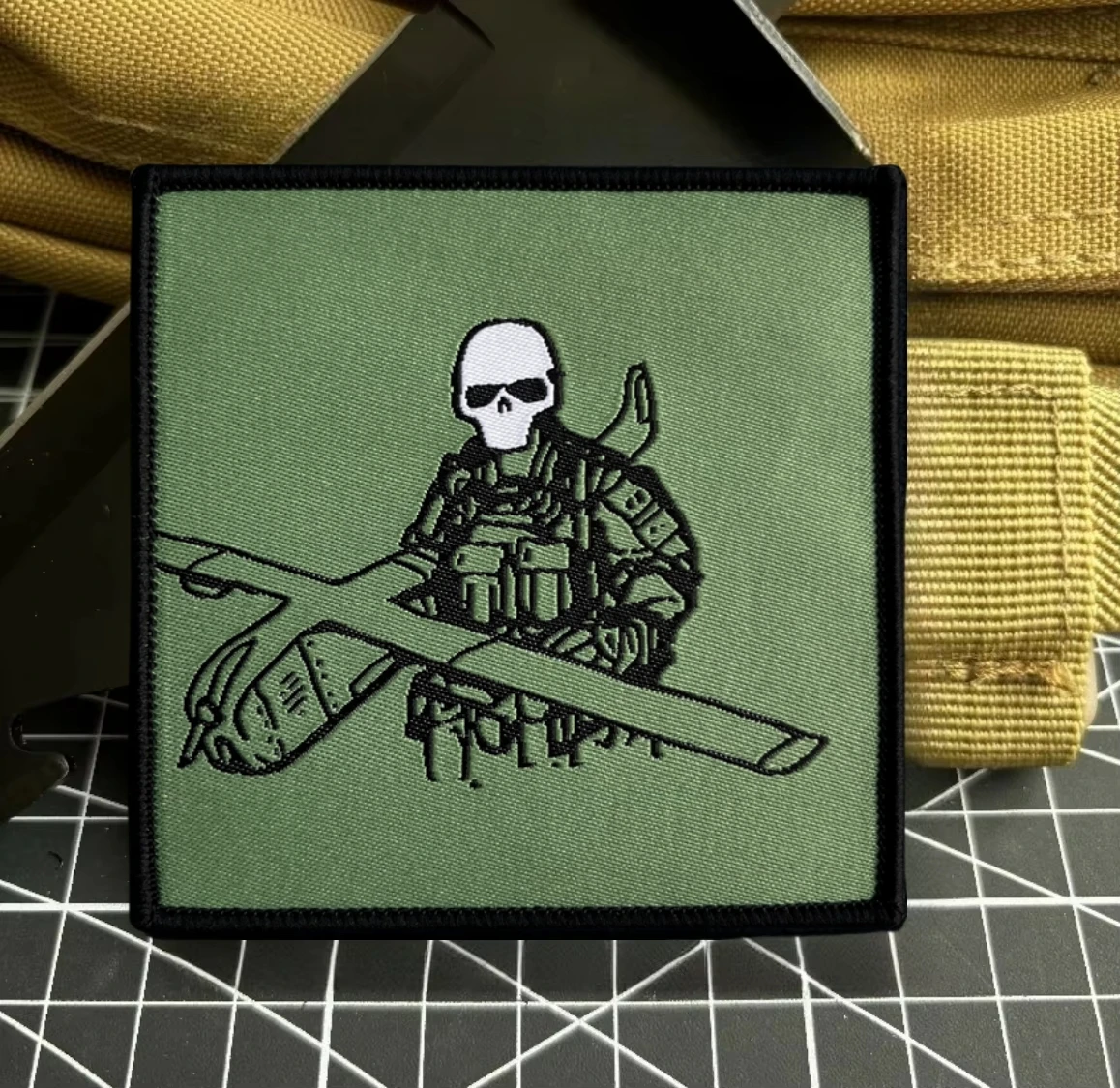 Тактическая нашивка Orlan значок для морального духа карманная на крючок и петлю