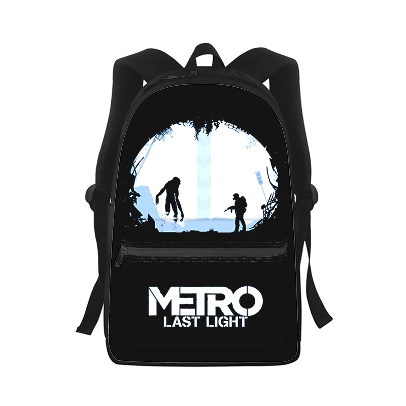 Metro Redux game Men Women Backpack 3D Print Fashion Student School Bag Laptop Backpack Kids Travel Shoulder Bag