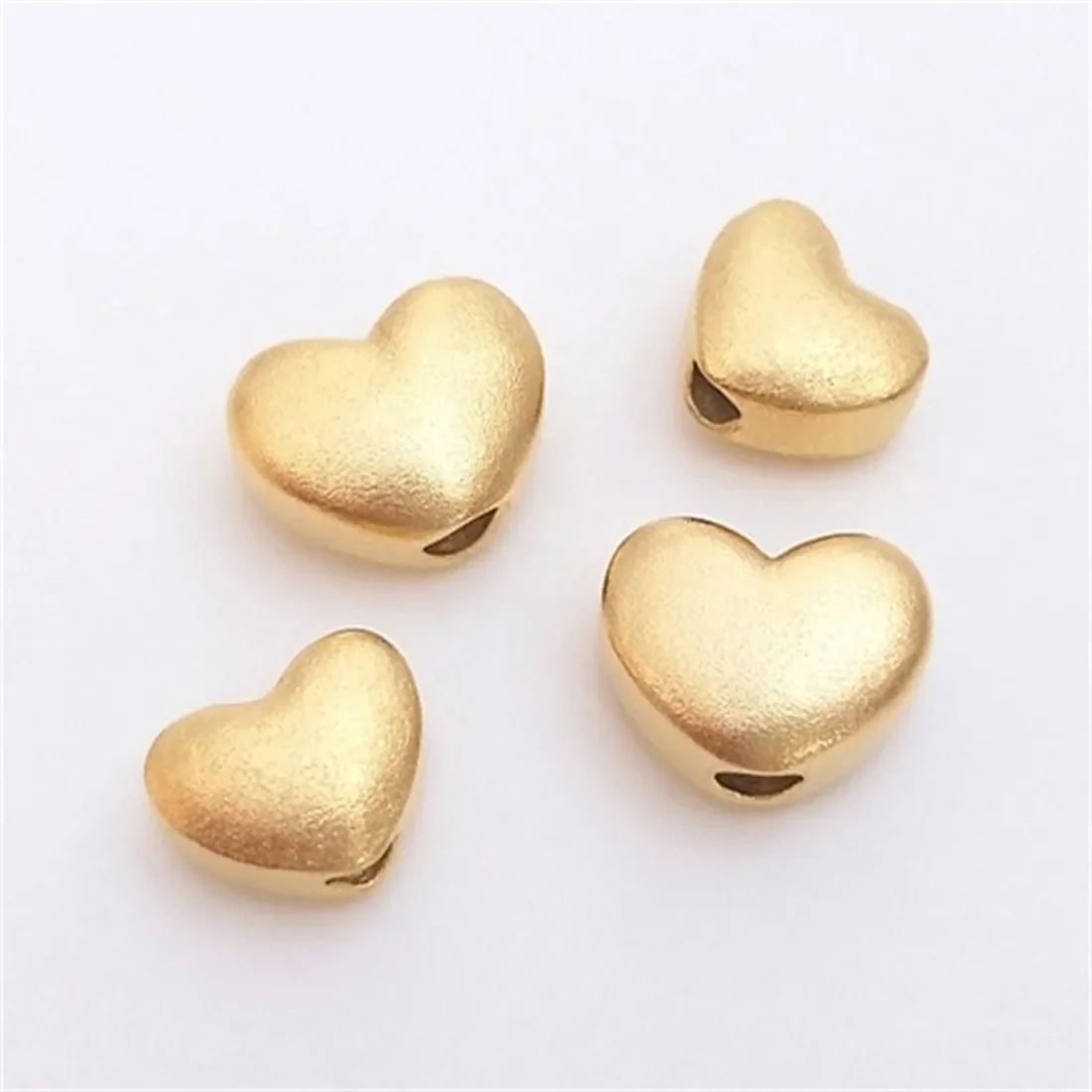 Вьетнам Ша Цзинь не выцветающий персик в форме сердца разделенная бусина кулон с