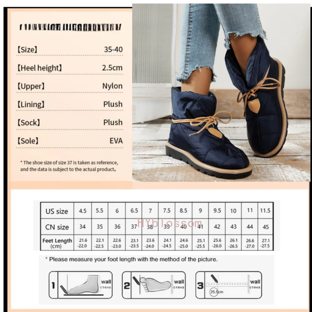 Brand New 2022 Ins Fashion Women Ankle Boots Winter Warm Female Snow Boots Platforms Casual Short Shoes Woman Boots