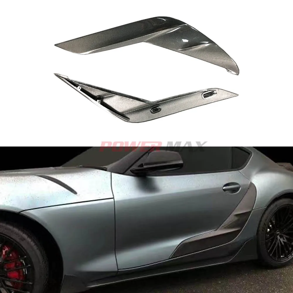 Высококачественное углеродное волокно Trd Стиль боковое крыло вентиляционные