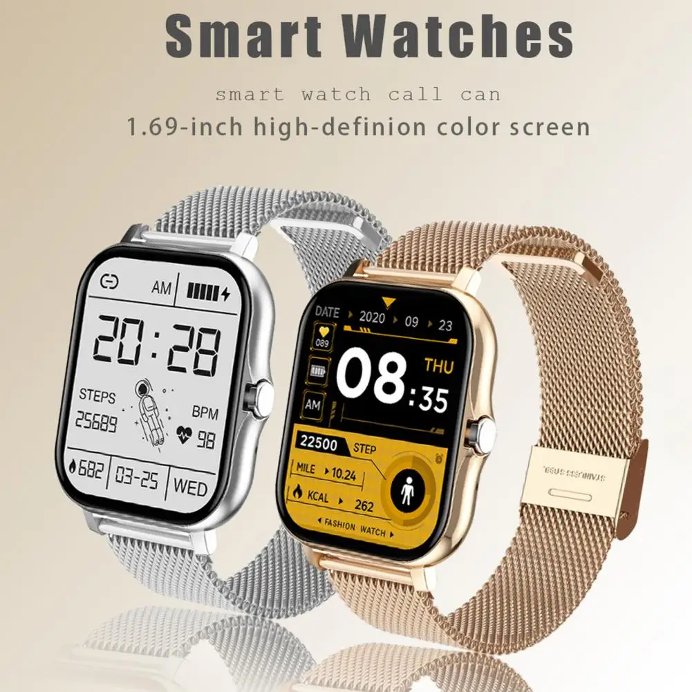

Y13 Smart Watch Multifunctional Step Counting Full Touch Screen Casual BT Calling Sports Fitness Smart Wristwatch for iOS