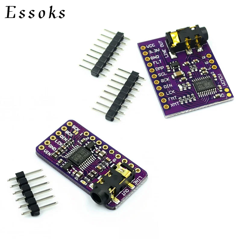 Плата DAC декодера интерфейса I2S PCM5102A, модуль плеера для Raspberry Pi pHAT, плата формата, цифровая аудиоплата PCM5102