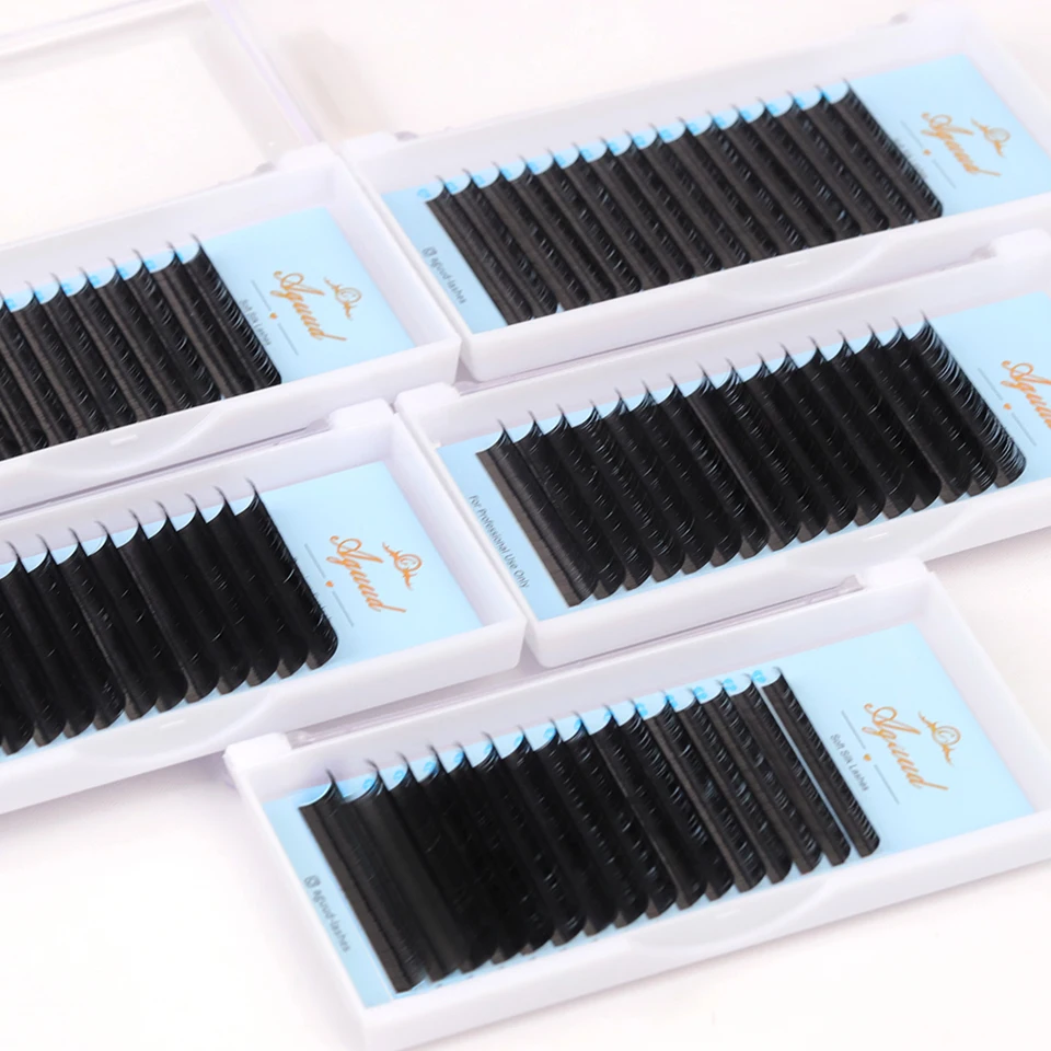 Ресницы для наращивания из искусственной норки 8-25 мм 5 лотков