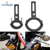 motorcycle headlight mount bracket motocylcles head light lamp holder adjustable 62mm 42mm moto fork spotlight mounting clamp