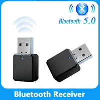 usb wireless bluetooth 5 0 receiver adapter music speakers car stereo audio adapter for car handsfree call auto accessories 1pc