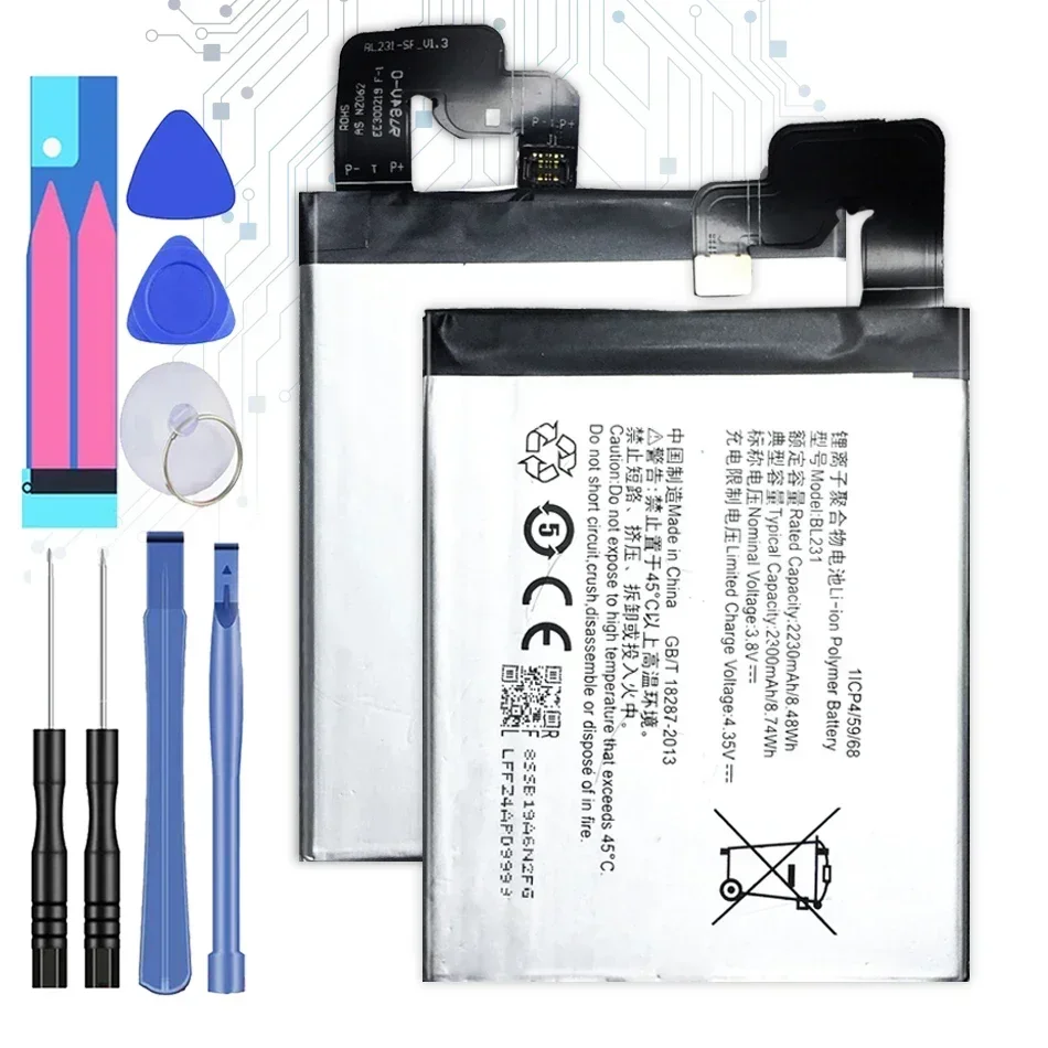 Сменный аккумулятор BL231 емкостью 2300 мАч для Lenovo VIBE X2 S90 S90u + номер отслеживания