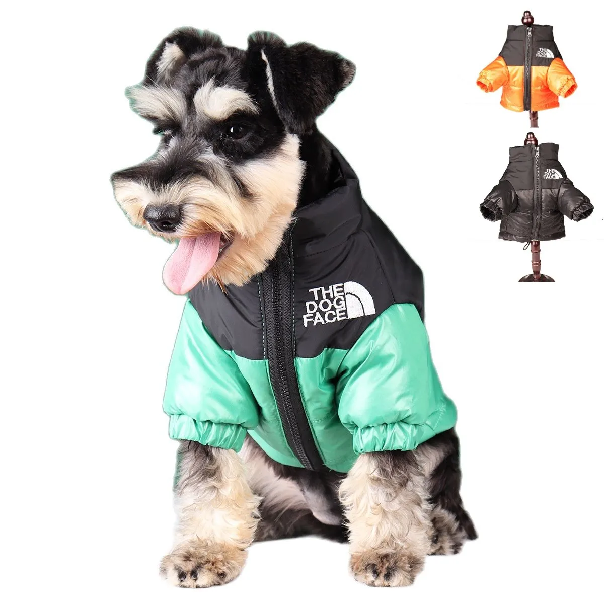 

Winter Pet Clothes Down Jacket Puppy Clothes Small and Medium Pet Accessories Yorkshire French Bulldog Warm Coat Fabric Smooth