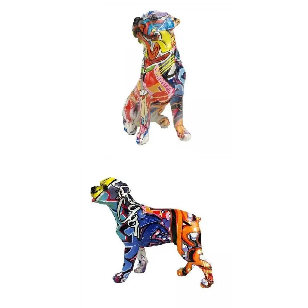 

2x Modern Statue Figurine Bedroom Tabletop Decoration Crafts