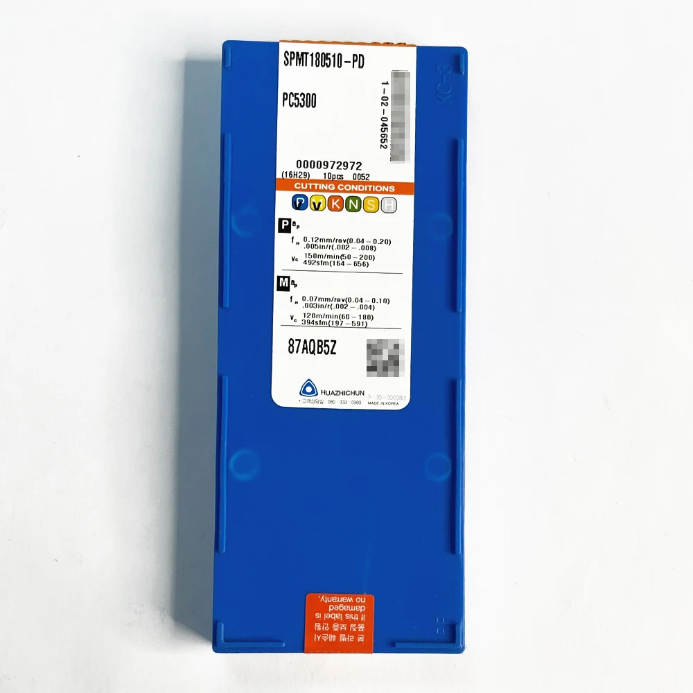 HUAZHICHUN 10шт SPMT 180510 -PD PC5300 Токарные инструменты с твердосплавными пластинами для
