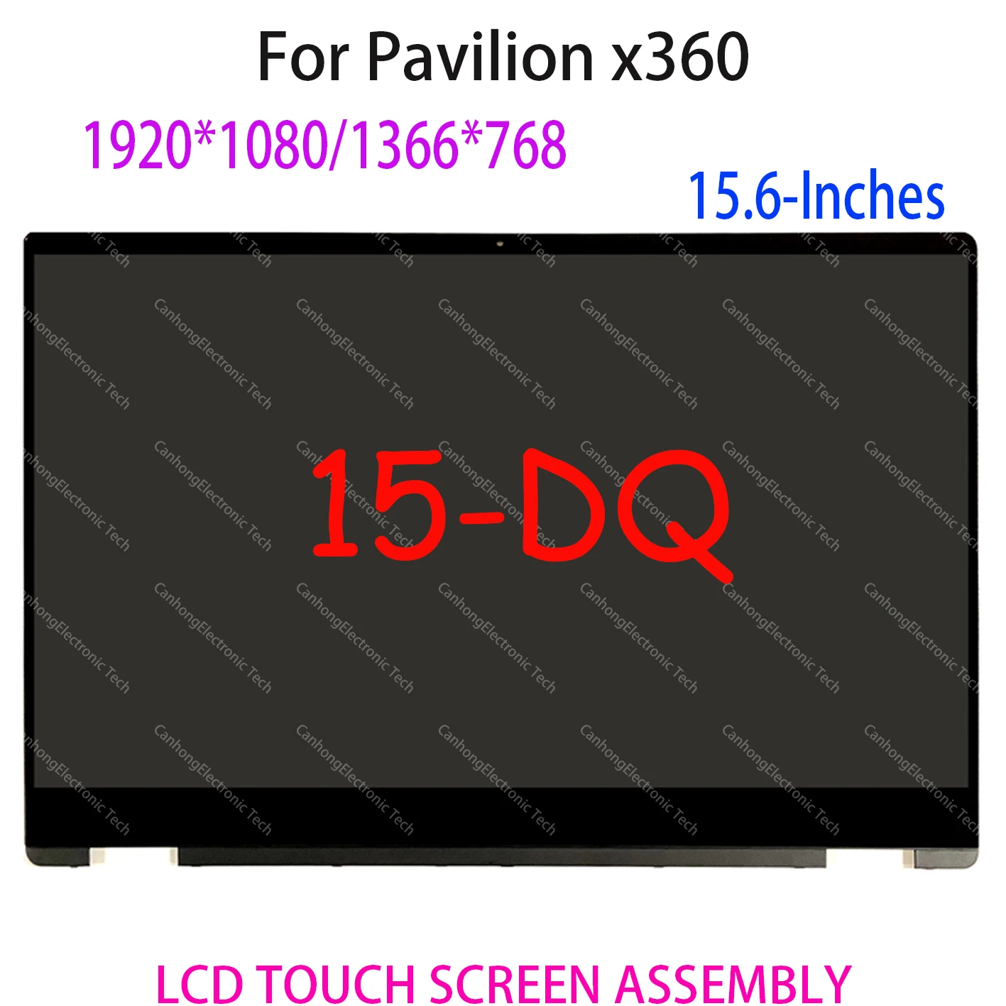 15,6 'FHD для HP Pavilion 15-dq Series 15-dq1290nia 15-dq1009nw X360, ЖК-дисплей, сенсорный экран, дигитайзер, замена сборка 15,6 'FHD для HP Pavilion 15-dq Series 15-dq1290nia 15-dq1009nw X360, ЖК-дисплей, сенсорный экран, дигитайзер, замена сборка