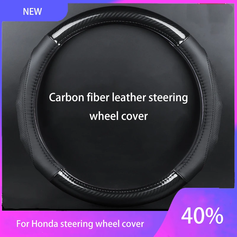 

For Honda Civic 2004 2006 2007 2008 2009 2012 2013 2014 2015 Car Steering Wheel PU Leather Antiskid Honda Accord CRV Accessories