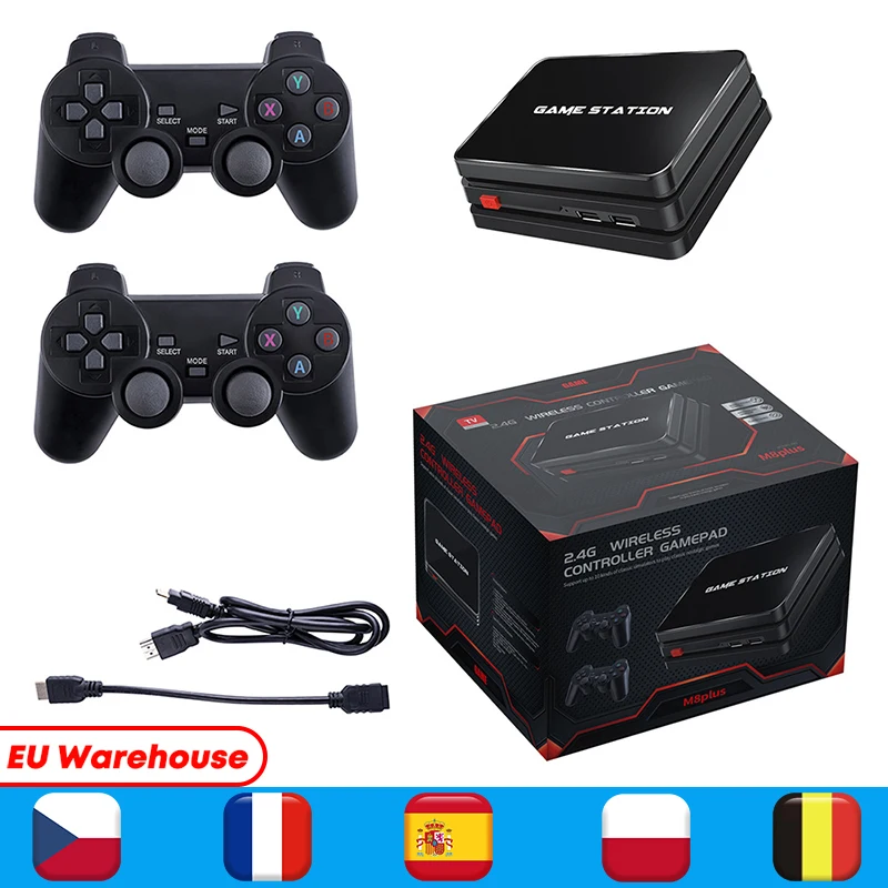Игровая приставка 8M Plus HDMI TV 10000 встроенных игр ретро портативная игровая консоль
