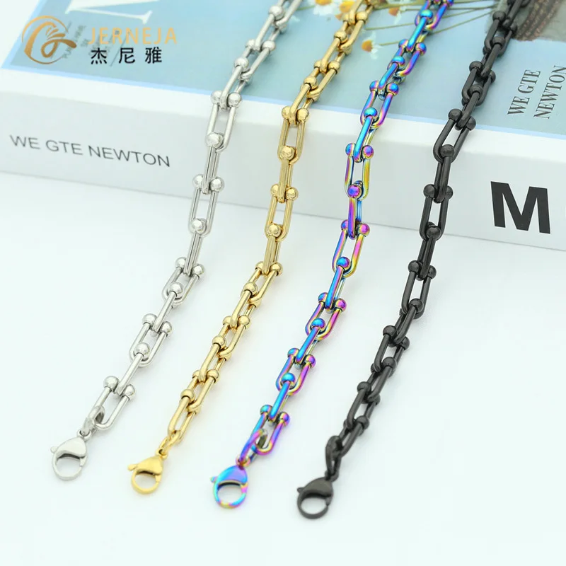 

Necklace Jewelry Halloween Christmas Gift Stainless Steel Fashion Accessories Versatile Jewelry Unisex Fade Resistant