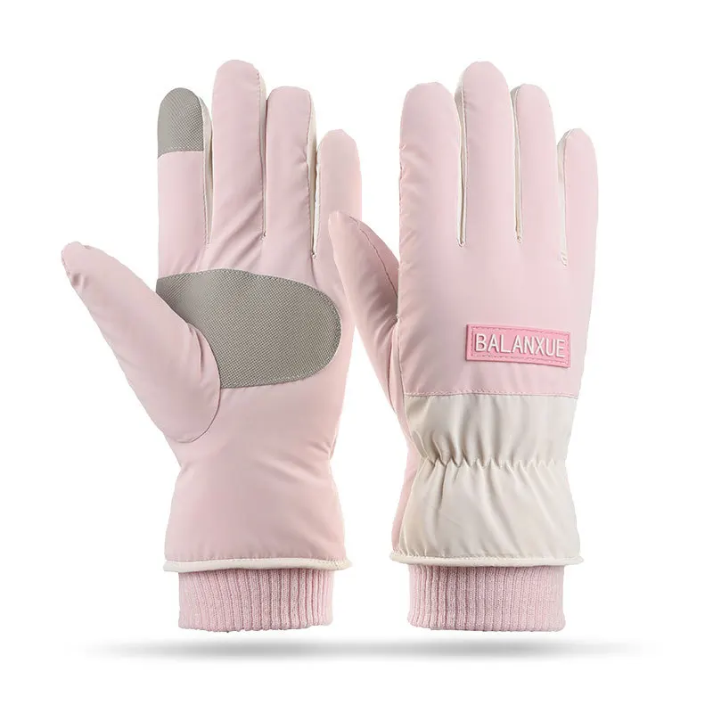 Женские Зимние Теплые Перчатки Из Толстого Бархата Для Верховой Езды Защита От