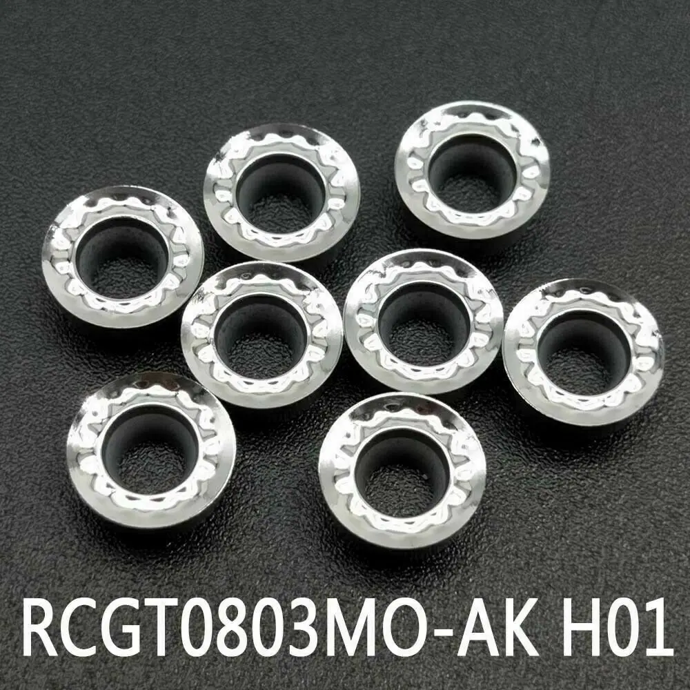 

For Aluminum RCGT0803MO-AK H01 milling inserts indexable cutting tool 10pcs