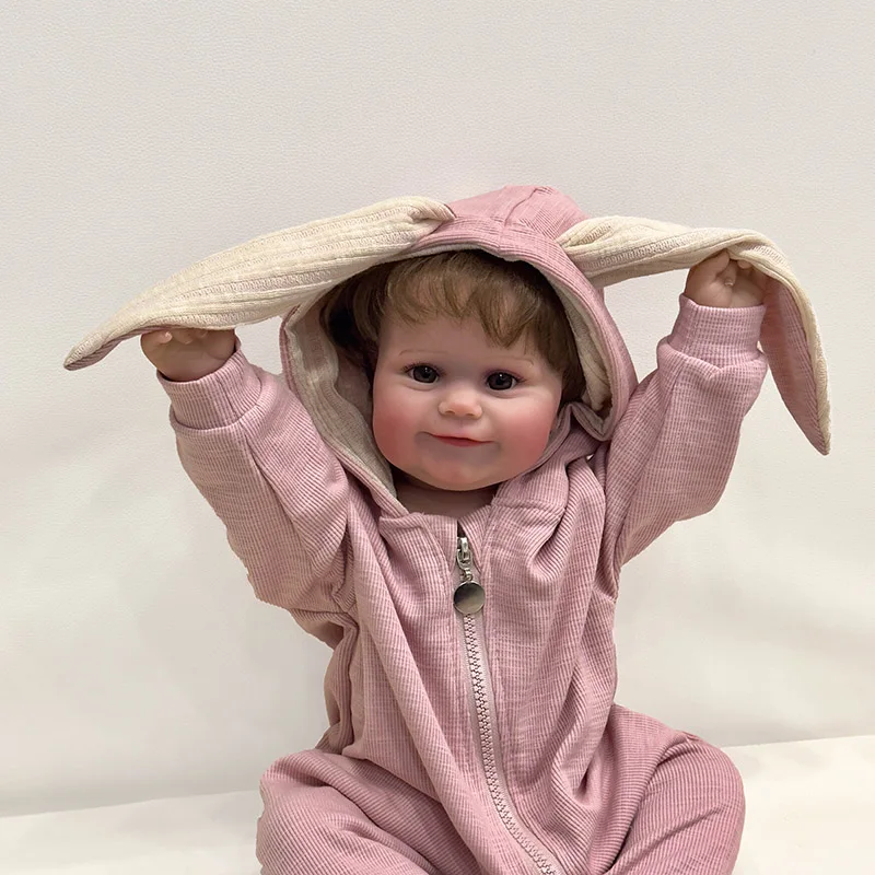 Полностью Мягкая силиконовая кукла-реборн для маленьких девочек Реалистичная 50