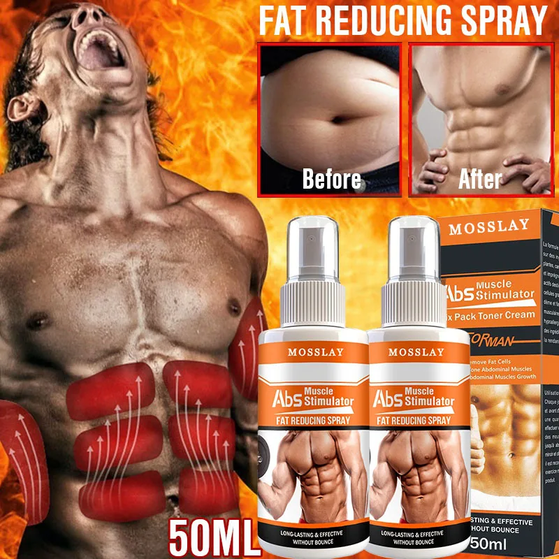 

2022 New Fat Burning Slimming Cream Weight Loss Treatment Shapes Butt Abdomen Strong Abdominal Muscle Enhancement Spray