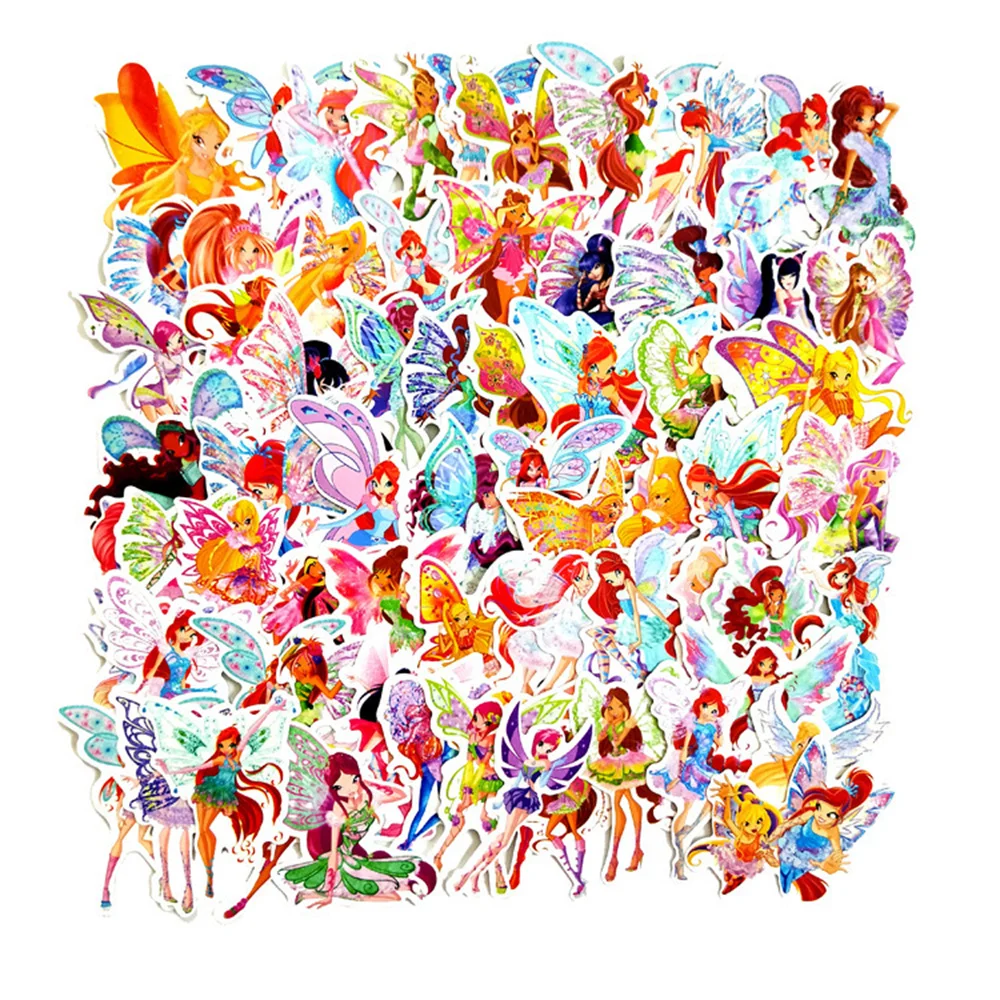 10/30/50 шт Европа и Америка анимация фея принцесса наклейки DIY альбом для